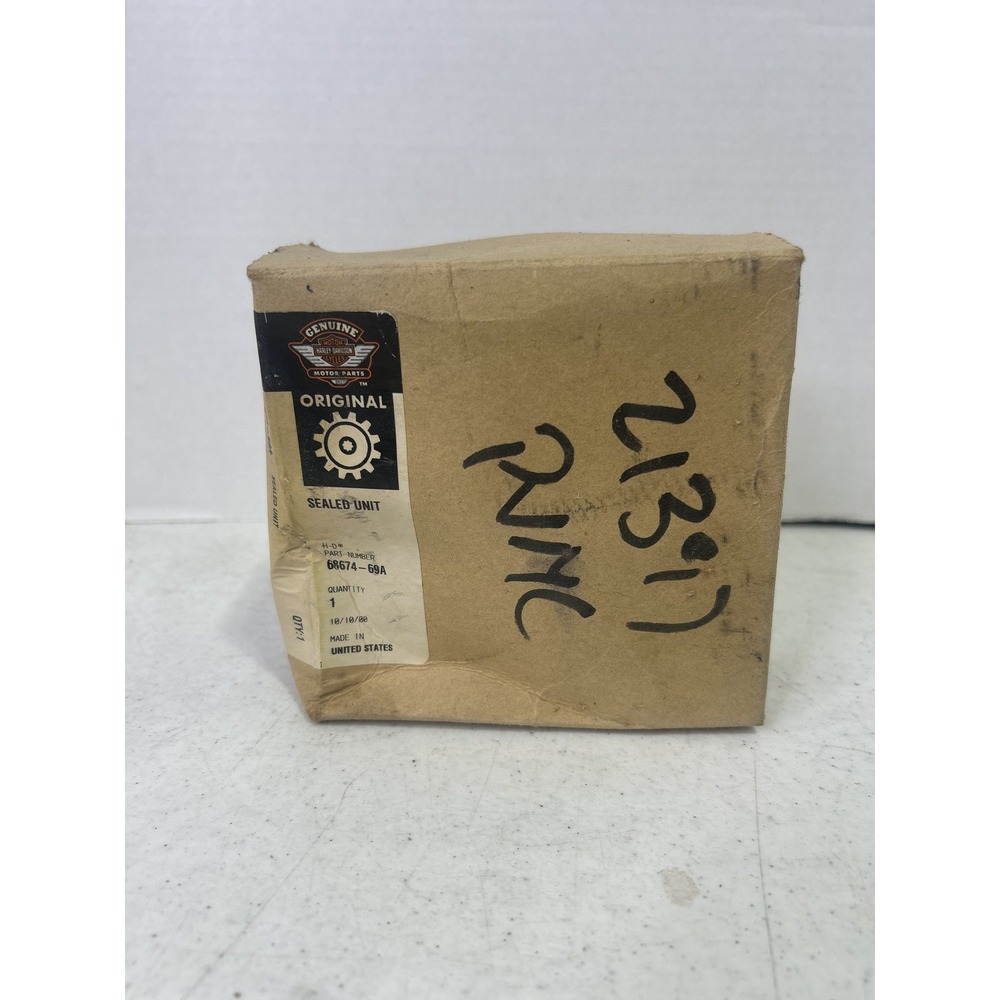 Harley-Davidson 68674-69A Original Sealed Unit Headlamp Vintage Motorcycle Part